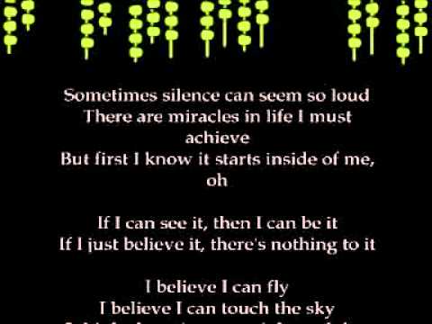 i believe karaoke with lyrics
